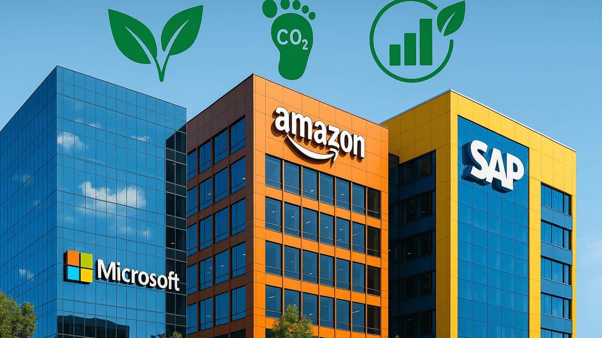 Microsoft, Amazon and SAP Upend Climate Tech Rivalries With Carbon Deals and CSRD Tools