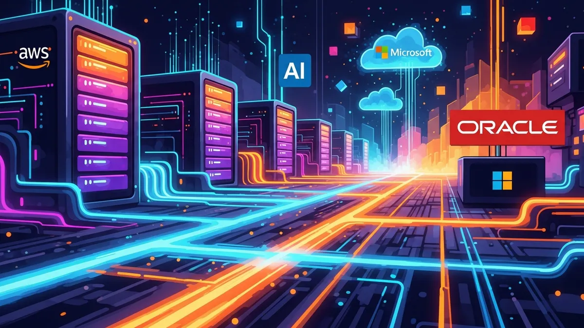 Cloud Builders Tighten AI Pipelines: AWS, Microsoft, Oracle Expand Compute as Power Constraints Bite