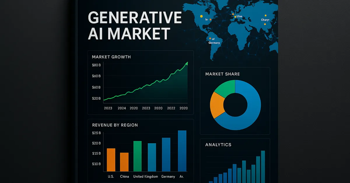 Global Generative AI Market Size, Trends and Forecast Statistics by Country and Company: 2026-2030