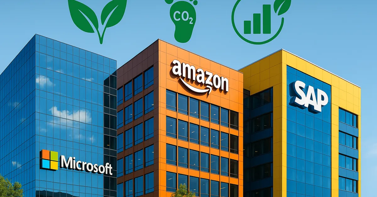Microsoft, Amazon and SAP Upend Climate Tech Rivalries With Carbon Deals and CSRD Tools
